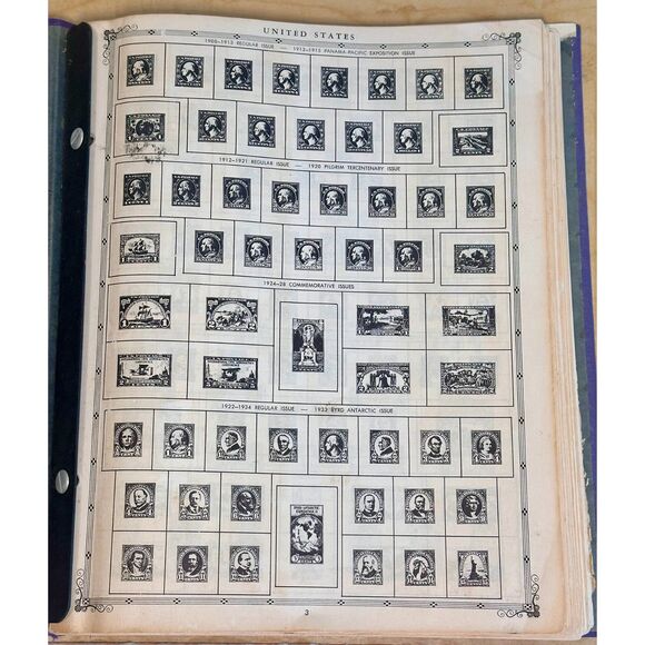 1950s Stamp Collectors Lot - 60 Stamps, World Stamp Album & Learning Stamps Book - Picture 2 of 8